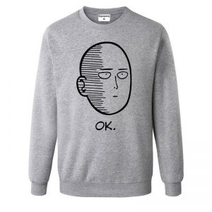 Cooler Pullover mit One Punch Man-Print