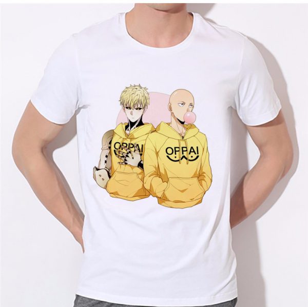 One Punch Man Yellow Oppai T-shirt