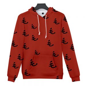 Roter One Punch Man Cosplay Hoodie