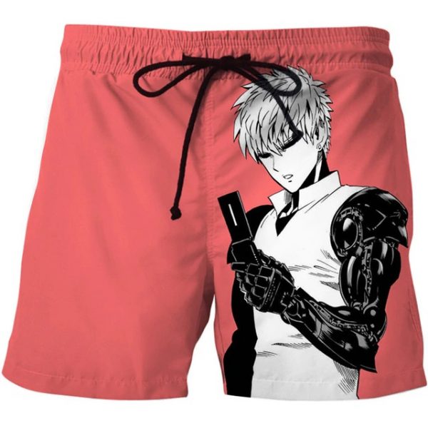 Anime Style Men s Beach Shorts One Punch Man 3D Print Streetwear Short Trunks Sport Swimwear.jpg 640x640 1 - Oppai Hoodies